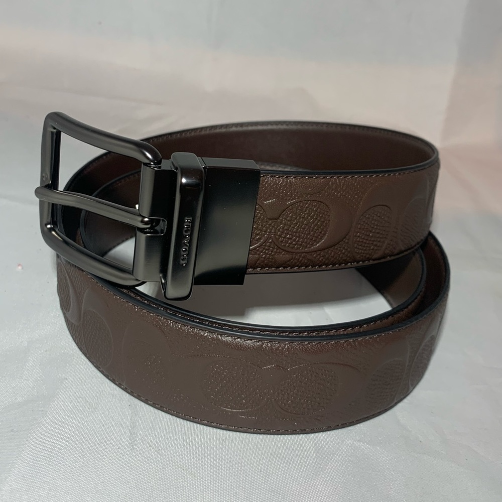 Harness Buckle Cut-To-Size Reversible Belt - Picture 1 of 7